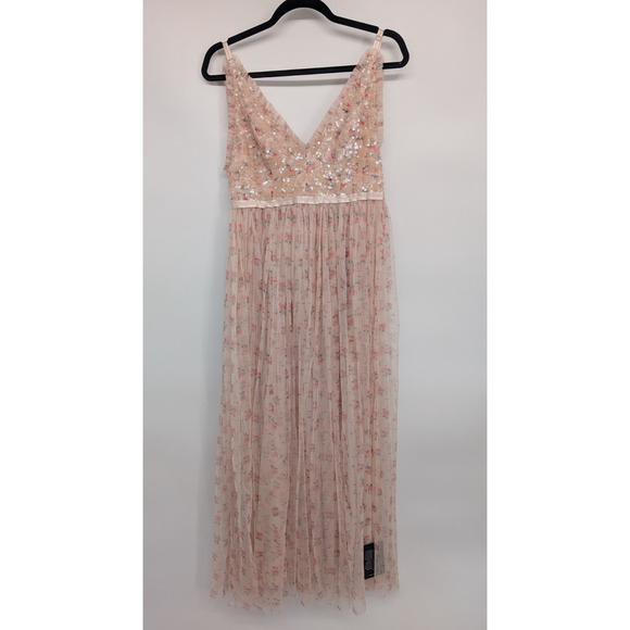 NWT Needle & Thread Bijou Aurelia Bodice Cami Gown Size US6 Embellished #1D453 - Picture 2 of 16